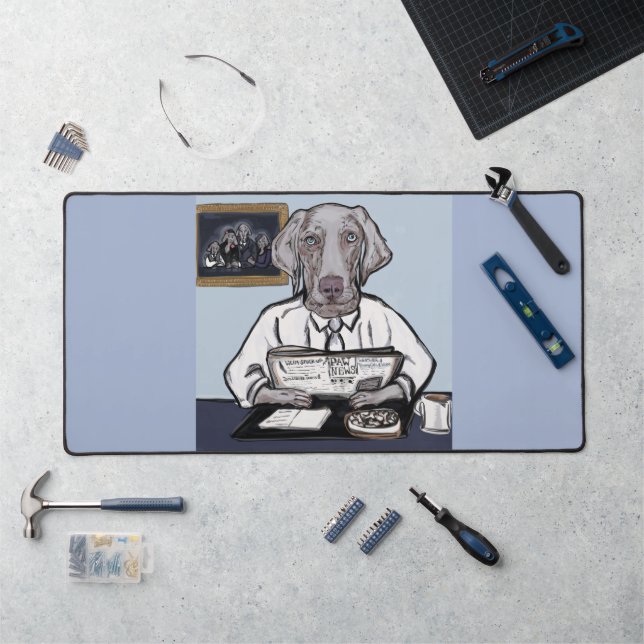 Weimaraner Desk Mat (Workstation)