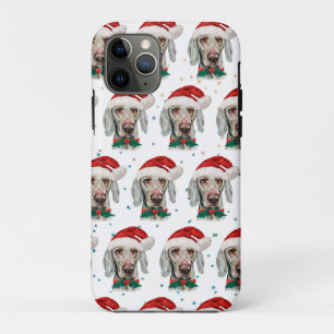 Weimaraner Dog Breed Christmas Stars Case-Mate iPhone Case