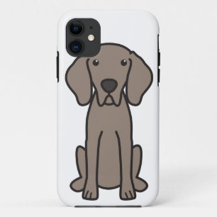 Weimaraner Dog Cartoon Case-Mate iPhone Case
