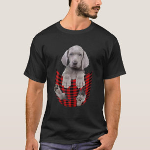 Weimaraner Dog Cute In Pocket Caro Gifts For Best T-Shirt