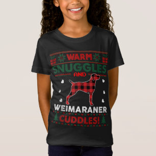 Weimaraner Dog Lover Owner Xmas Gifts Ugly Christm T-Shirt