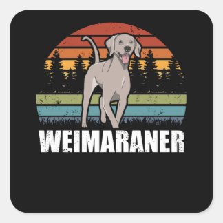 Weimaraner | Dog Owner Weimaraners Square Sticker