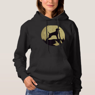Weimaraner Dog Retro 3 Hoodie