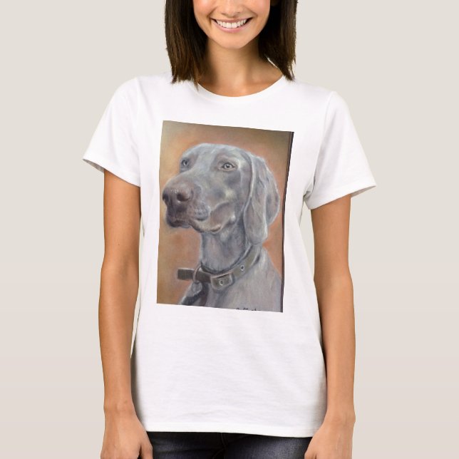Weimaraner dog T-Shirt (Front)