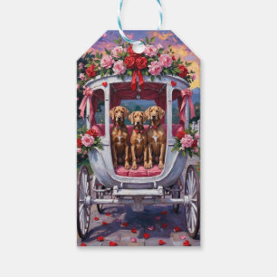 Weimaraner Dog Valentine's Day  Gift Tags