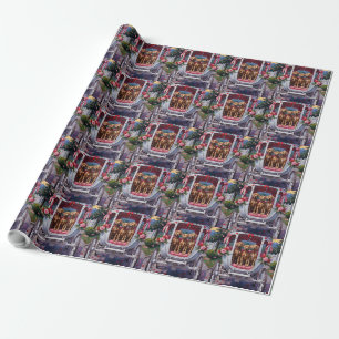 Weimaraner Dog Valentine's Day Wrapping Paper