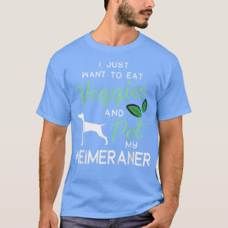 Weimaraner Funny Vegan Dog Lover Owner Xmas Birthd T-Shirt