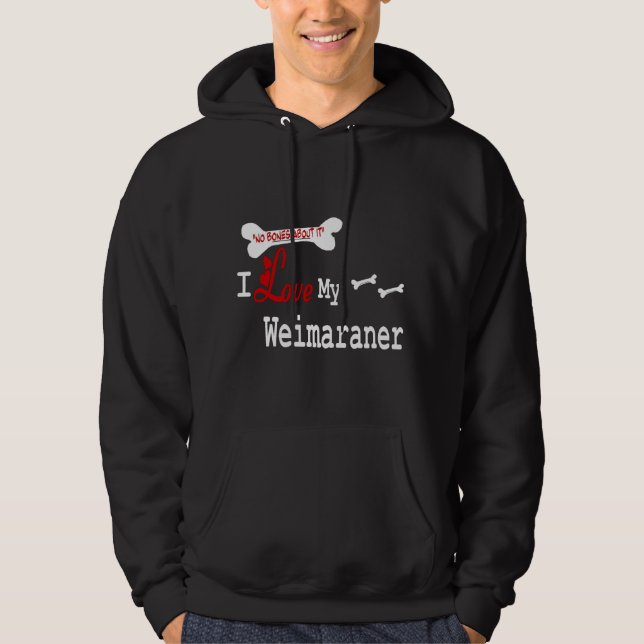 Weimaraner Gifts Hoodie (Front)