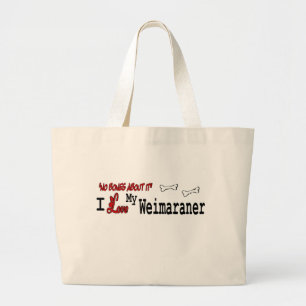 Weimaraner Gifts Large Tote Bag