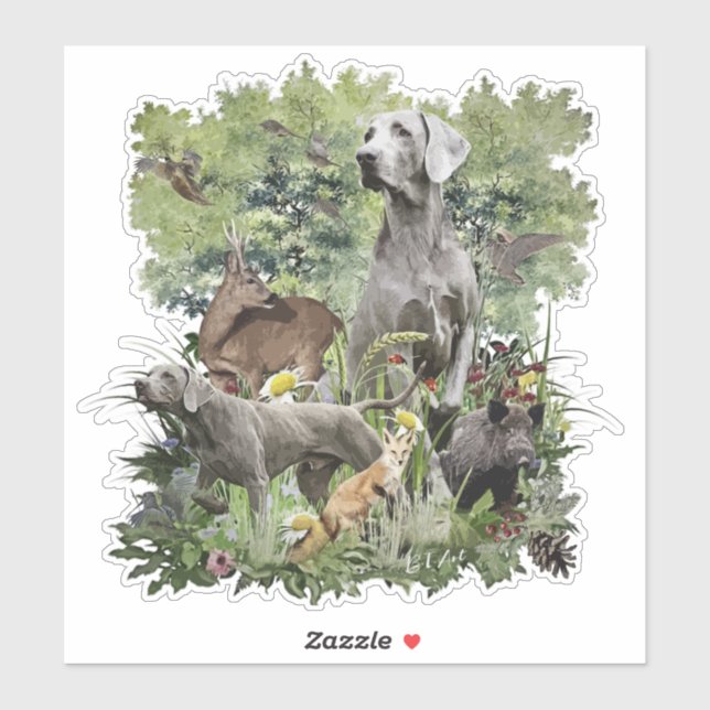 Weimaraner, "Grey Ghost"  (Sheet)