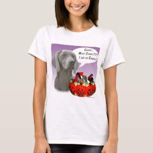 Weimaraner Halloween Candy T-Shirt
