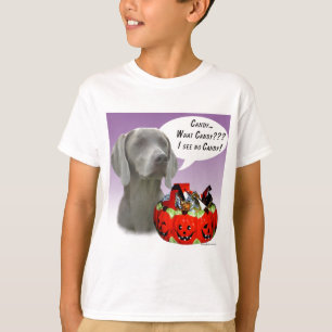 Weimaraner Halloween Candy T-Shirt