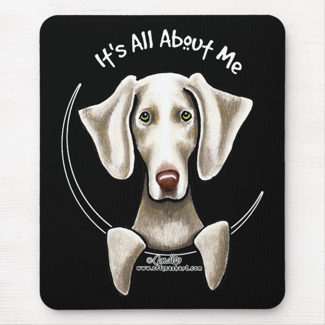 Weimaraner IAAM Mouse Pad (Front)