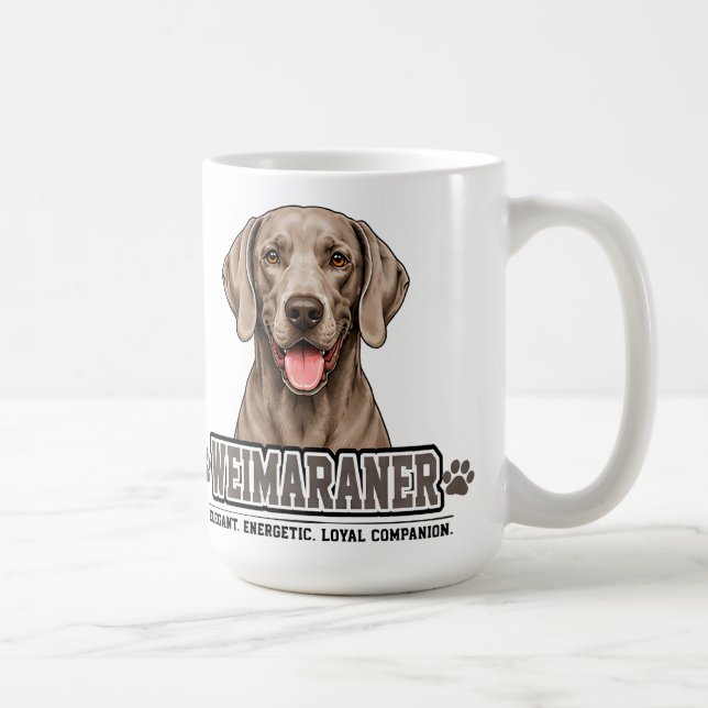 🐾 Weimaraner Lover Gift🐾 Coffee Mug (Right)
