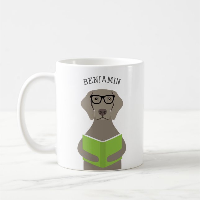 Weimaraner Mugs (Left)