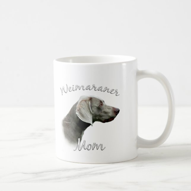 Weimaraner Mum 2 Coffee Mug (Right)