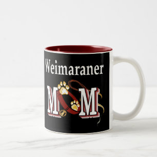 Weimaraner Mum Gifts Two-Tone Coffee Mug