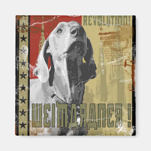Weimaraner Nation : Vintage Weimaraner! Magnet (Front)