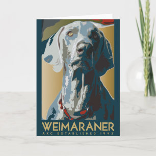 Weimaraner Nation : Weimaraner 1943 Card