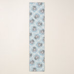 Weimaraner Painting Grey Silver Original Dog Art Scarf<br><div class="desc">This charming painting showcases a cute Weimaraner against a blue background. Our speciality lies in crafting original artwork based on nature and animals. Whether for yourself or as a thoughtful gift for your dog-loving friends, this piece promises to bring joy. Unleash your creativity by clicking on CUSTOMIZE to personalise the...</div>