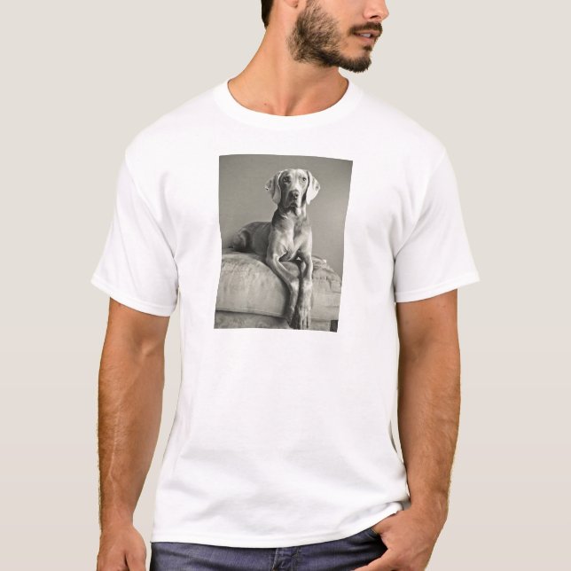 Weimaraner Portrait T-Shirt (Front)
