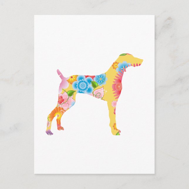 Weimaraner Postcard (Front)