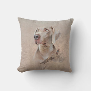 Weimaraner Poster Canvas Print Tapestry Acrylic Pr Cushion