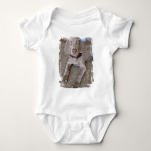 Weimaraner Puppy Baby T-Shirt Baby Bodysuit