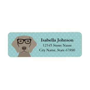Weimaraner Return Address Labels
