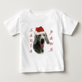 Weimaraner Santa Paws Baby T-Shirt