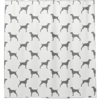 Weimaraner Silhouettes Pattern