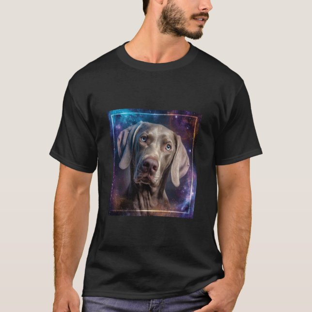 Weimaraner Space T-Shirt (Front)