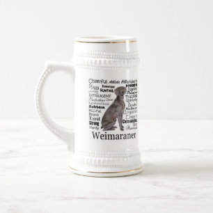 Weimaraner Stein
