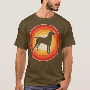 Weimaraner Sunset Retro for Men Women Boys Girls K T-Shirt