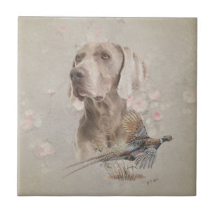 Weimaraner Tile