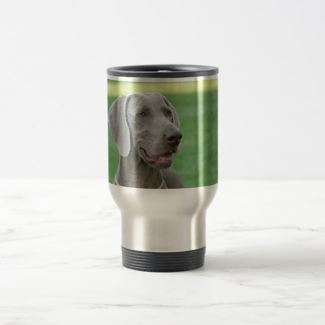 Weimaraner Travel Mug (Center)