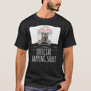 Weimaraner Unicorn Sleep Mask Official Napping T-Shirt
