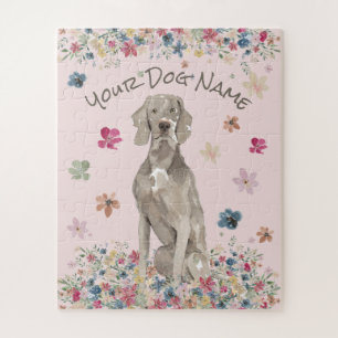 Weimaraner Vorstehhund Large Dog Jigsaw Puzzle