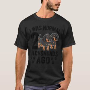 Weiner Dog in The Moon Dachshund Halloween Costume T-Shirt