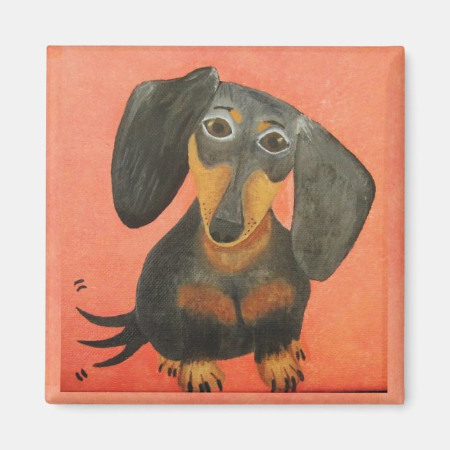 Weiner Dog Magnet (Front)