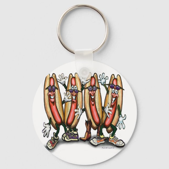Weiner Party Key Ring (Front)