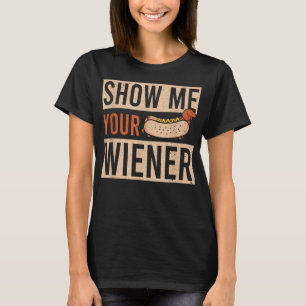 Weiner Rides Funny Dachshund T- Shirt