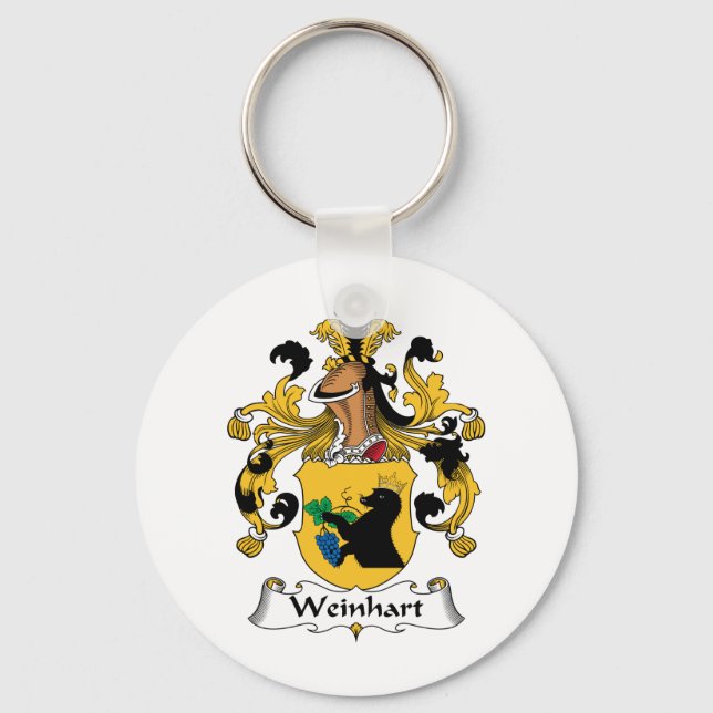 Weinhart Family Crest Key Ring (Front)