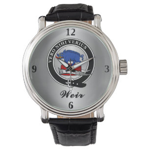 Weir Clan Badge Personalised Watch