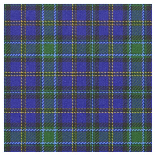 Weir Tartan Print Fabric (Close Up)