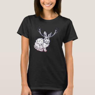 Weird Antelabbit Cute Rabbit Animal Graphic T-Shirt