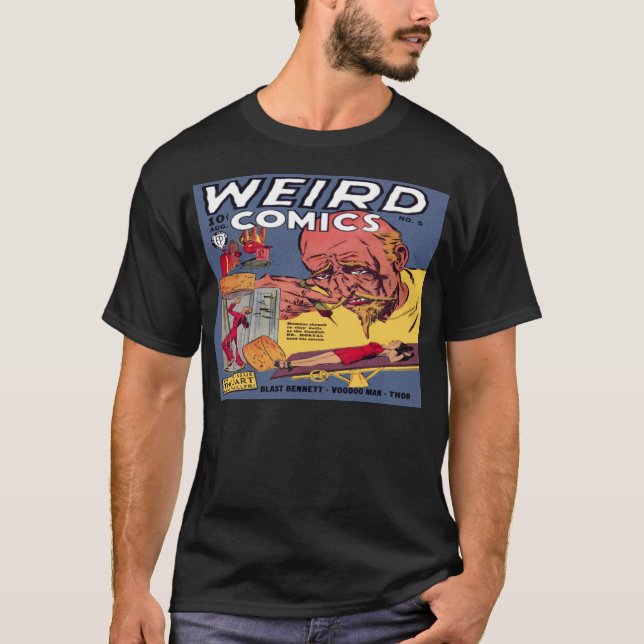 Weird Comics Classic Comic Book Cover T-Shirt (Front)