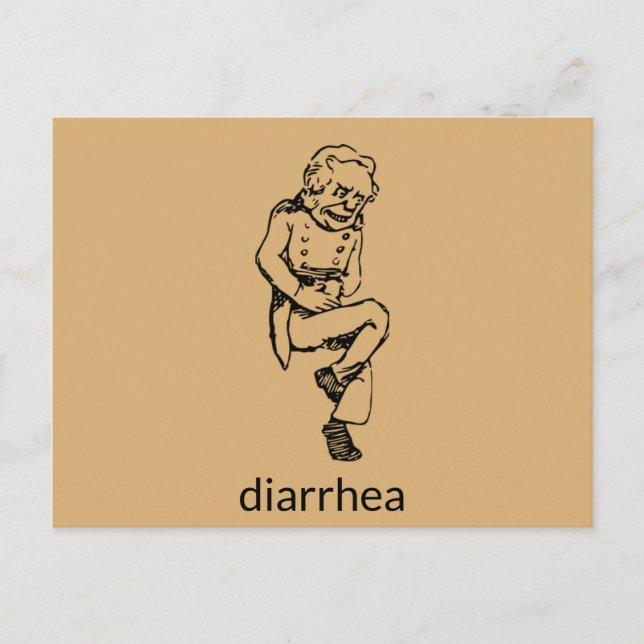 Weird Diarrhoea Guy Postcard (Front)