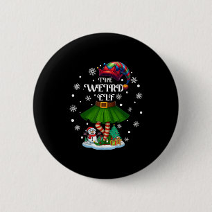 Weird Elf Squad Xmas Women Girls Mom Christmas Fam 6 Cm Round Badge