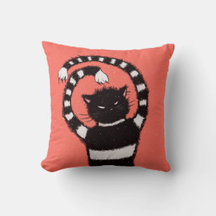 Weird Evil Cat Cushion